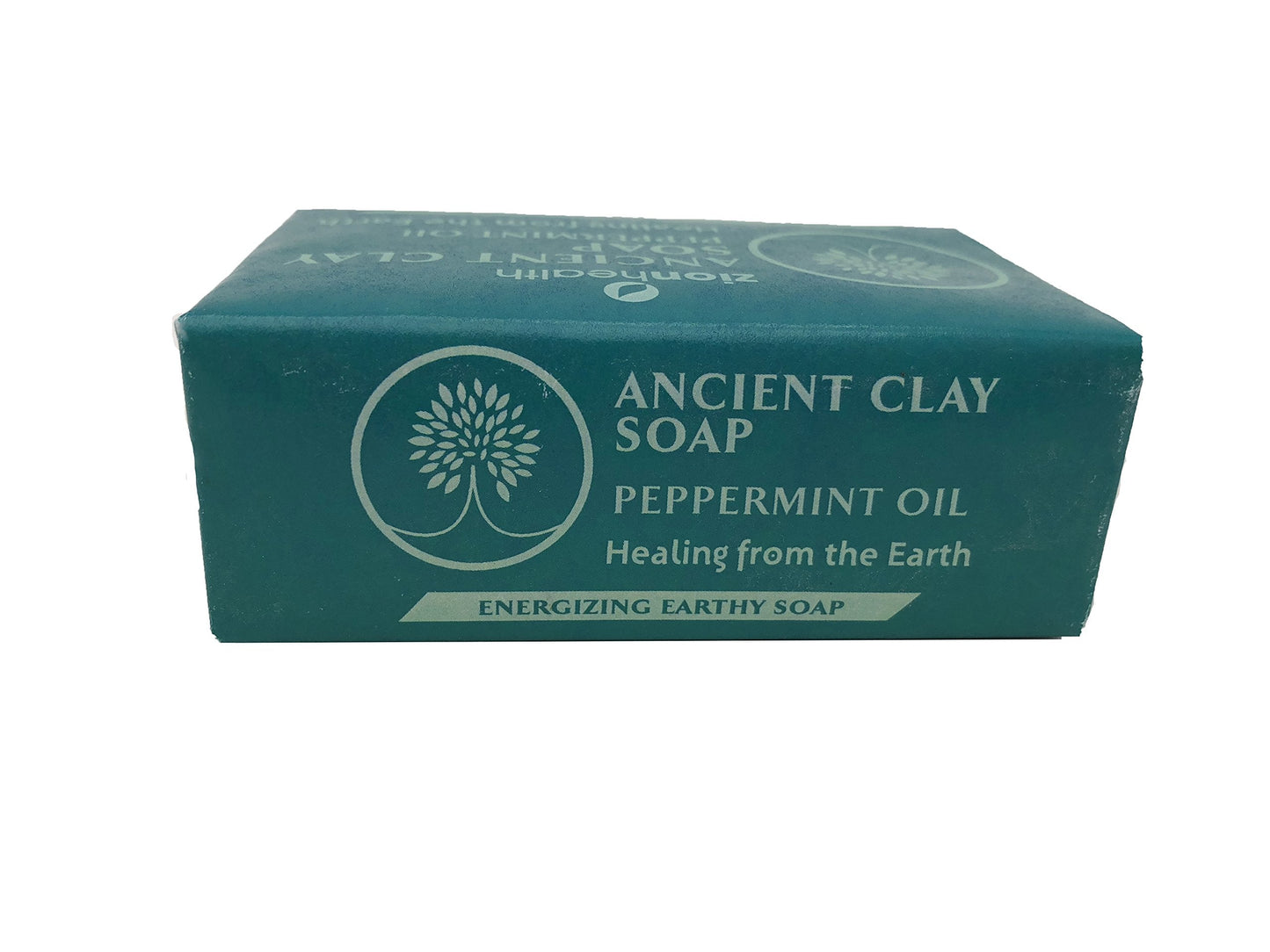 Zion Health Ancient Clay Soap Peppermint Oil 6 oz, 170g Beauty & Personal Care Adama Minerals