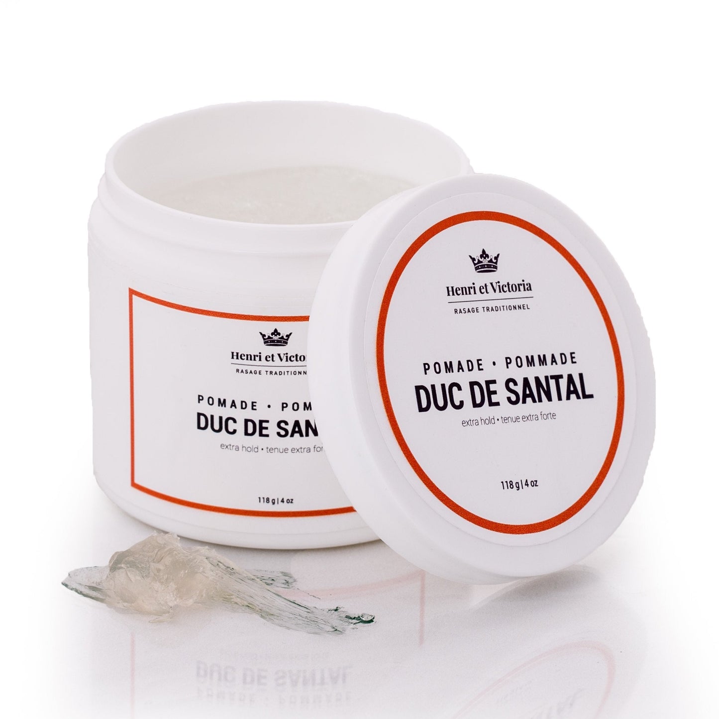 Duc de Santal Hair Pomade for Men for All Hair Styles - Strong Hold and Medium Shine, Water-Based Hair Styling Pomade, Adds Texture & Thickness Beauty & Personal Care HENRI ET VICTORIA