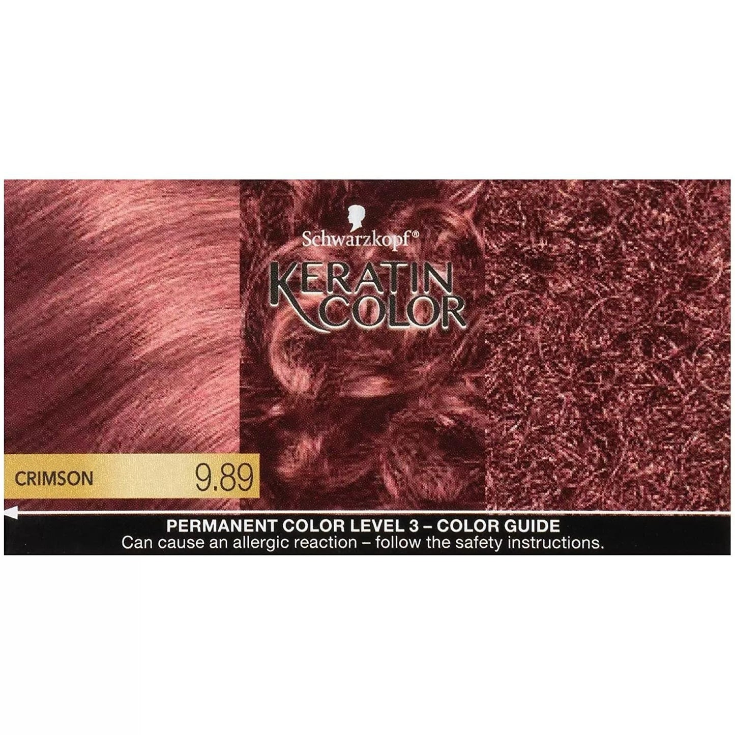 Schwarzkopf Professional Quality Color, For All Hair Textures, Keratin Color, Crimson 9.89, Pack of 2 Beauty & Personal Care Schwarzkopf