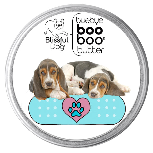 The Blissful Dog 2 oz TIN Basset Hound Booboo Butter Beauty and Personal Care The Blissful Dog