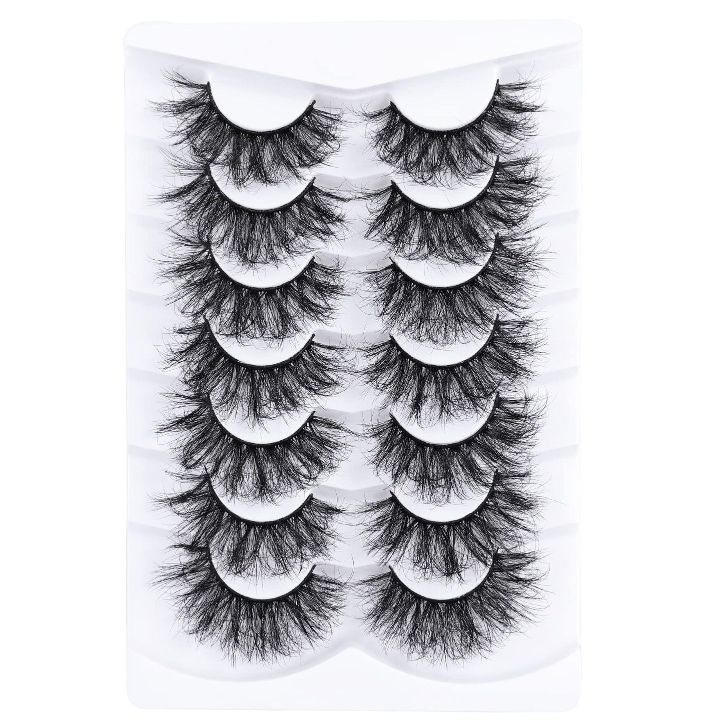 Mebver False Eyelashes Cat Eye Lashes Faux Mink Lashes Natural Look Fluffy Wispy Lashes That Look Like Extensions Pestañas Postizas D Curl Lash Strips Beauty & Personal Care Mebver