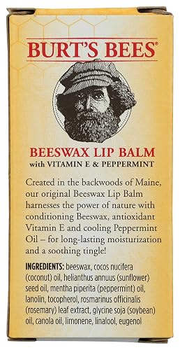 Burts Bees 2 Pack Beeswax Lip Balm, 0.3 OZ Beauty & Personal Care Burt's Bees