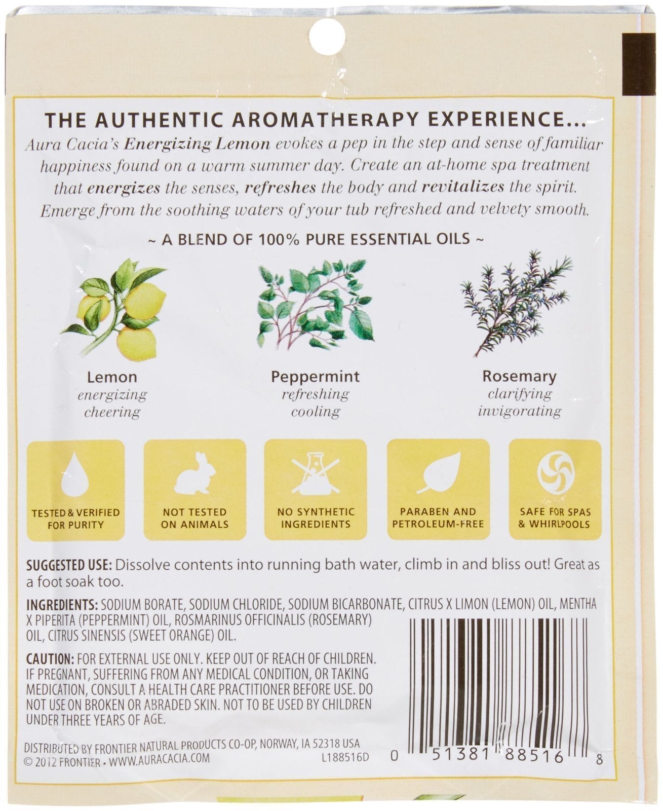 Aura Cacia Aromatherapy Mineral Baths - Energize - 2.5 oz - 0 ct - 0 pk Beauty and Personal Care Aura Cacia