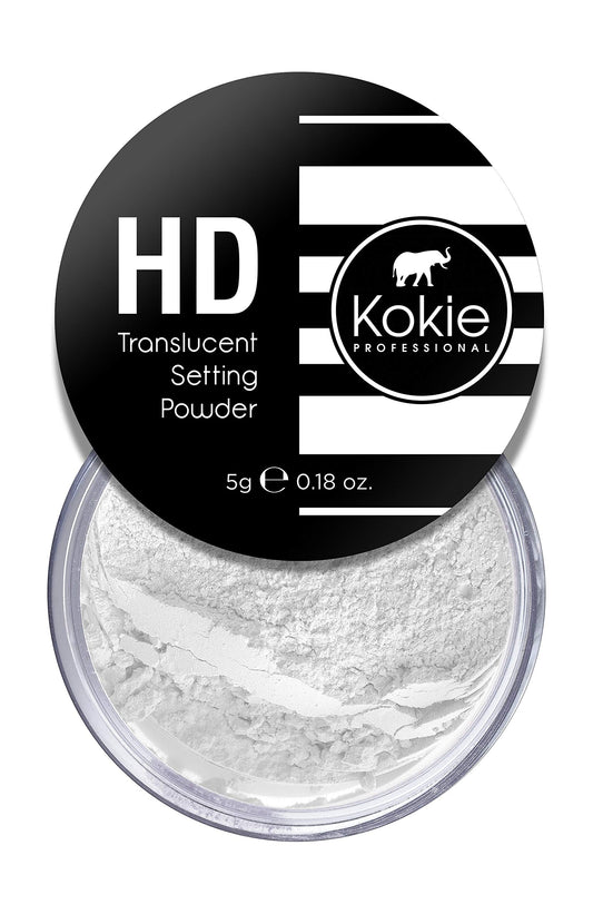 Kokie Cosmetics Setting Powders, HD Setting Powder - Colorless, 0.18 Ounce
