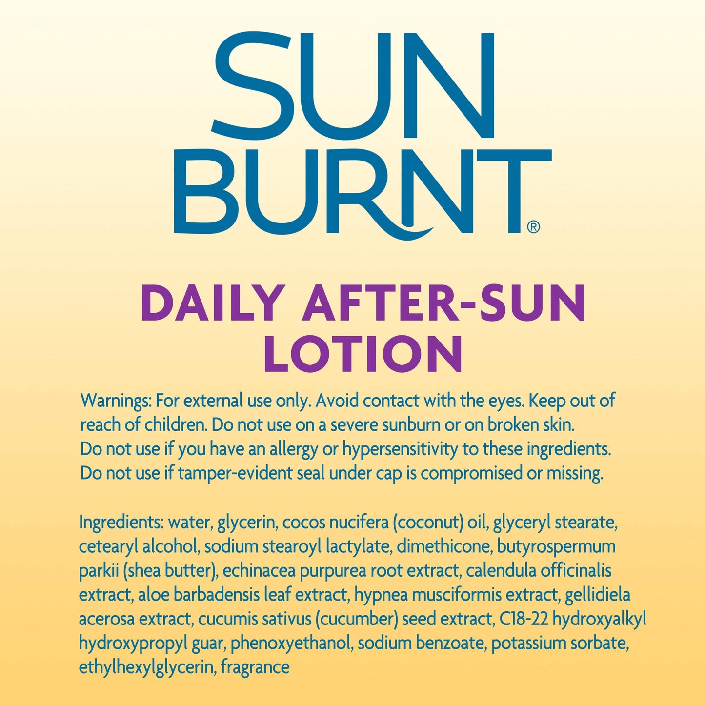 Sunburnt Advanced After-Sun Lotion, 6 Ounce Beauty & Personal Care Sunburnt
