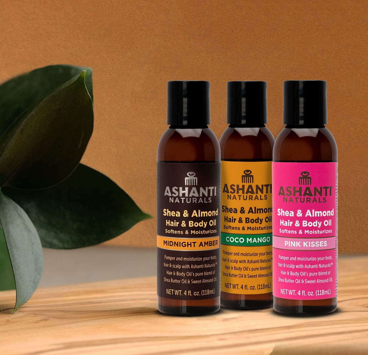 Ashanti Naturals Shea and Sweet Almond Oil for Hair and Body| Moisturizing Pure Body Oil for Dry Skin, Scalp and Hair [Fragrance: Coco Mango, 4 oz] Beauty & Personal Care Ashanti Naturals