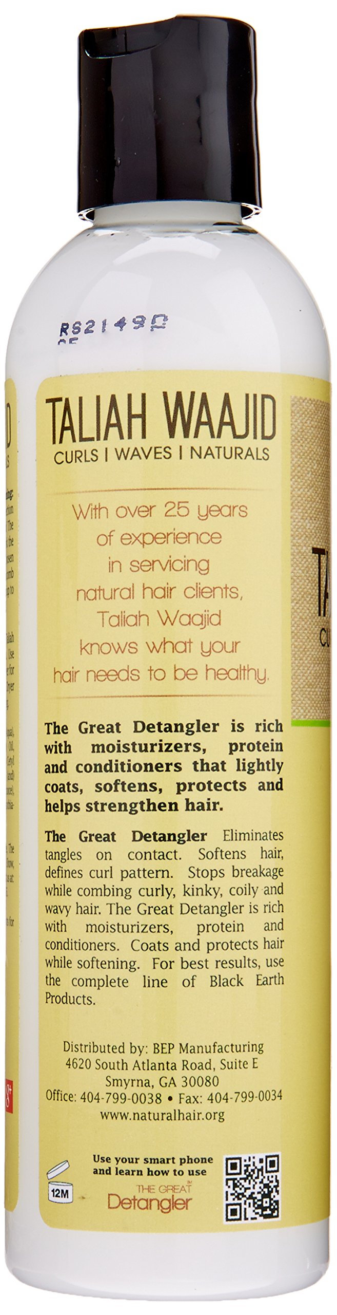 Taliah Waajid Curls, Waves and Naturals The Great Detangler, 8 Ounce Beauty & Personal Care Taliah Waajid black earth products