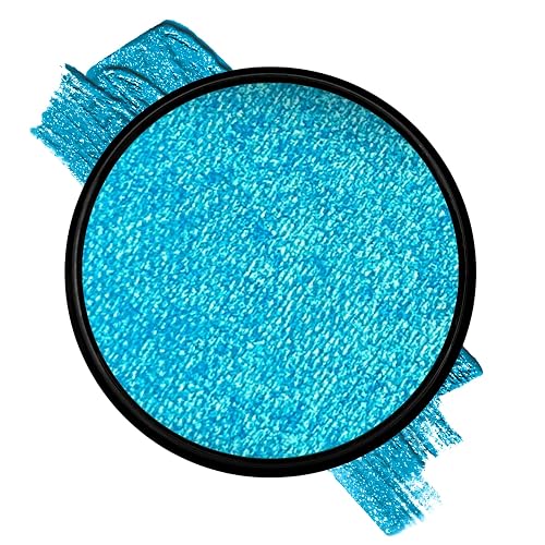 Mehron Paradise FX Metallics - Metallic Blue 1.4 oz | Professional Water Activated Shimmering Metallic Paint for Raves, Costumes, Special Effects Beauty & Personal Care Mehron