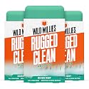 Wild Willies Mens Natural Bar Soap - Moisturizing Body Wash Bar with Menthol and Shea Butter - River Mist Scent - 6 oz, 3 Pack Beauty & Personal Care Wild Willies