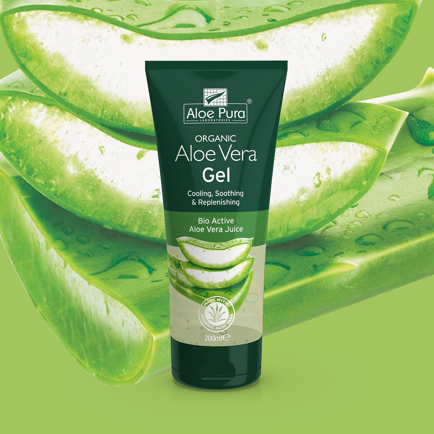 Aloe Pura Organic Aloe Vera Skin Gel 6.8 fl oz Beauty & Personal Care Aloe Pura