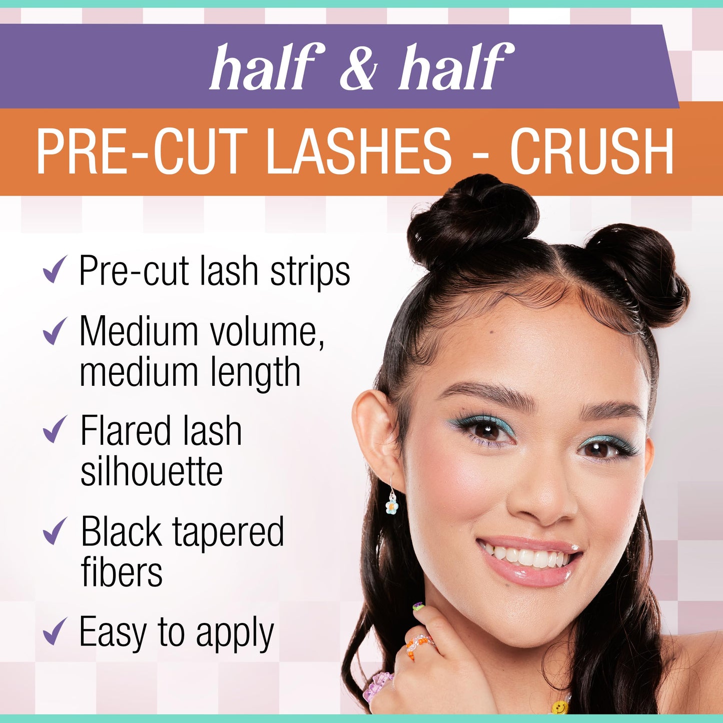 Ardell Winks Half & Half Eyelashes Pre-Cut Lashes Winks & Crush - Mix & Match Wispy Cat Eye Lashes Strips, Natural Look False Eyelashes, 1 Pack Beauty & Personal Care Ardell