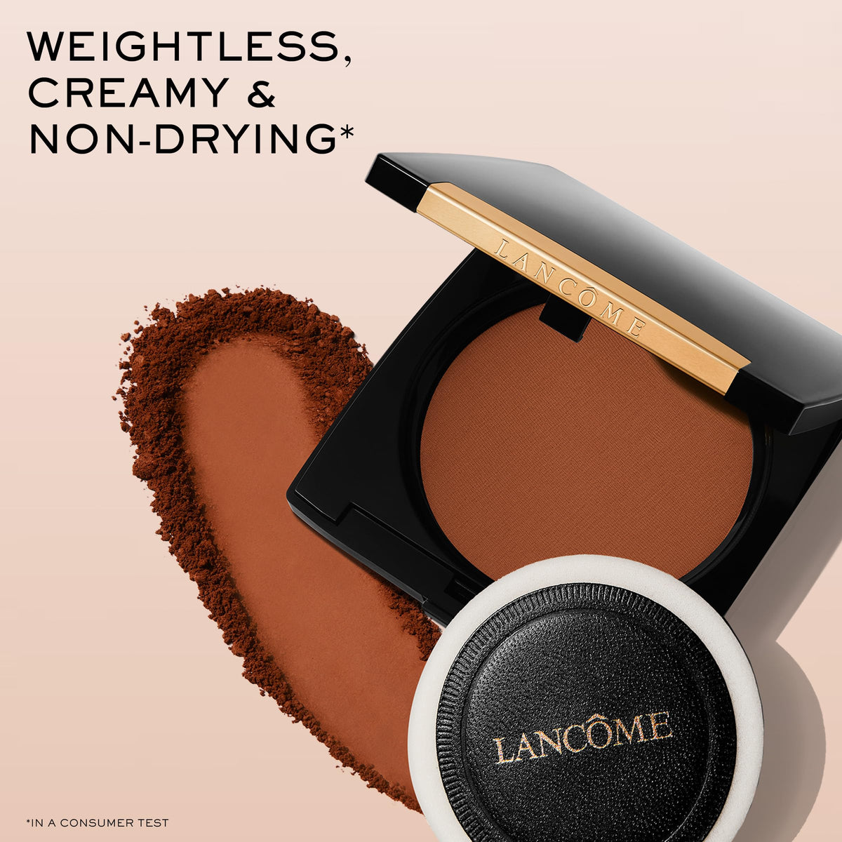 Lancôme Dual Finish Powder Foundation - Natural Finish, Sheer-to-Full Coverage, Longwear Powder Foundation, Controls Shine - 340 Nu III Neutral Beauty & Personal Care Lancôme