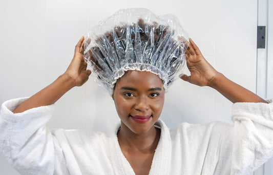 SuperCrownz Shower Cap Contains Larger Hairstyles, Braids, Dreadlocks, Afros, or Rollers Beauty and Personal Care SuperCrownz