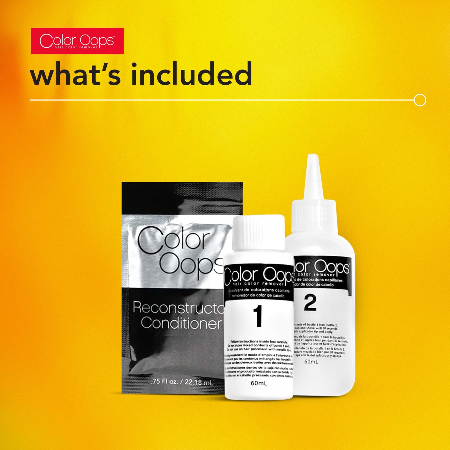 Color Oops Extra Conditioning Hair Color Remover and Reconstructor Conditioner Bundle, Hair Dye Remover Processes in 20 Minutes, Safely Removes Beauty & Personal Care Color Oops
