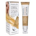 Findley Eye Serum with Vitamin C and Caffeine | Unique Stainless Steel Roller Ball Applicator | Under Eye Treatment for Puffiness & Dark Circles | Beauty & Personal Care Findley