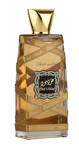 Lattafa Perfumes Oud Mood Elixir for Unisex Eau de Parfum Spray, 3.4 Ounce Beauty & Personal Care Lattafa