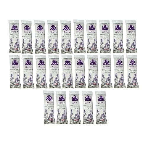 Asheva 8" x 9" Individually Wrapped Oshibori Disposable Towels - Luxurious Moist Cotton Hot/Cold Refreshment Towel - Lavender, Lemon, or Tea Tree Beauty & Personal Care GBM