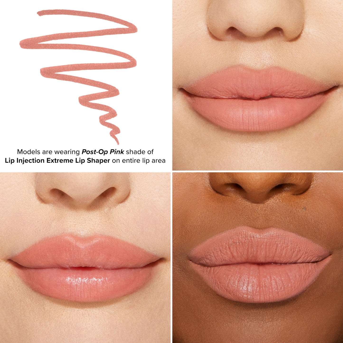 Too Faced Lip Injection Extreme Lip Shaper | Plumping, Waterproof, Liner Pencil, 0.01 Ounce, Post-Op Pink Beauty & Personal Care Too Faced
