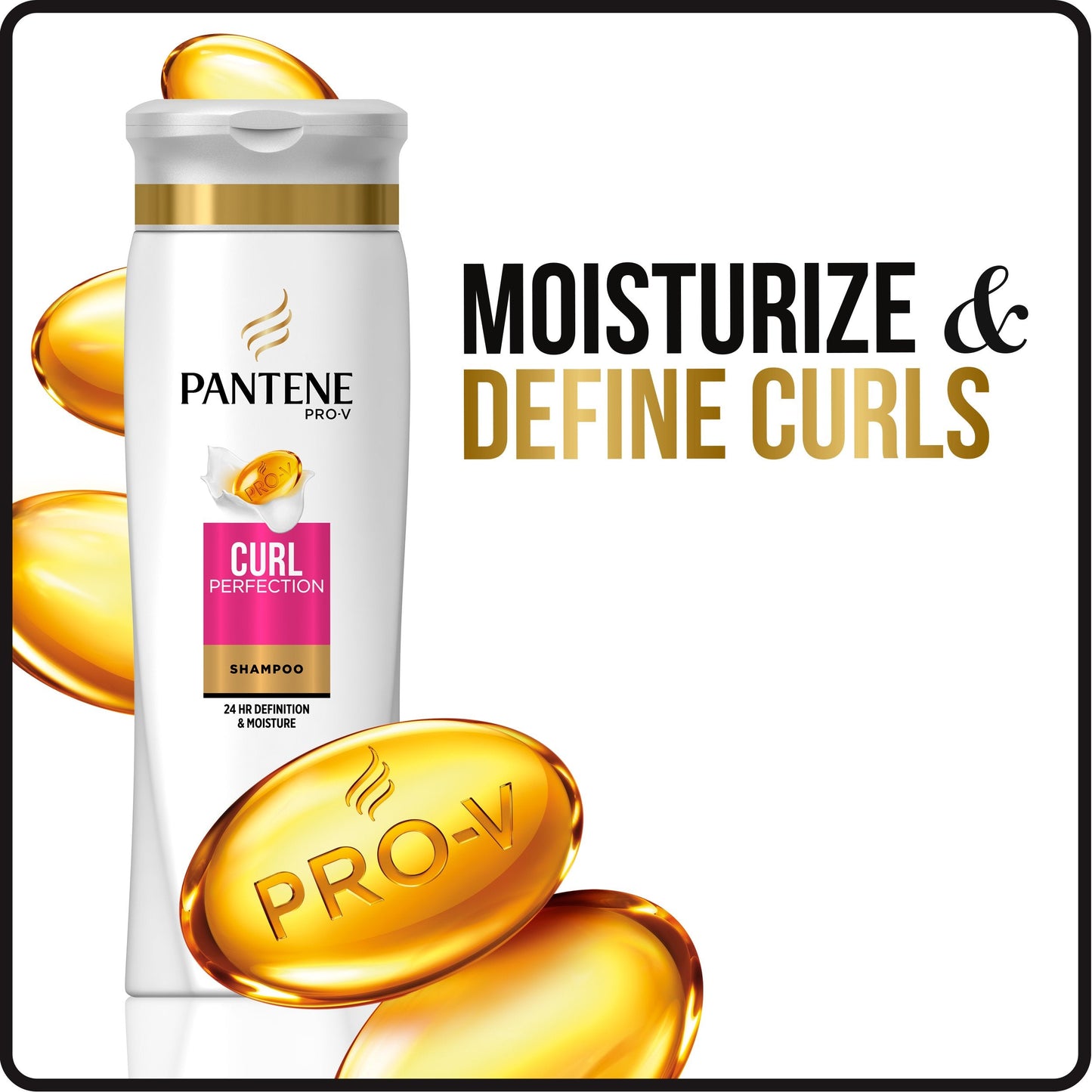 Pantene Pro-V Curl Perfection Shampoo, 12.6 fl oz , 4 Count Beauty & Personal Care Pantene