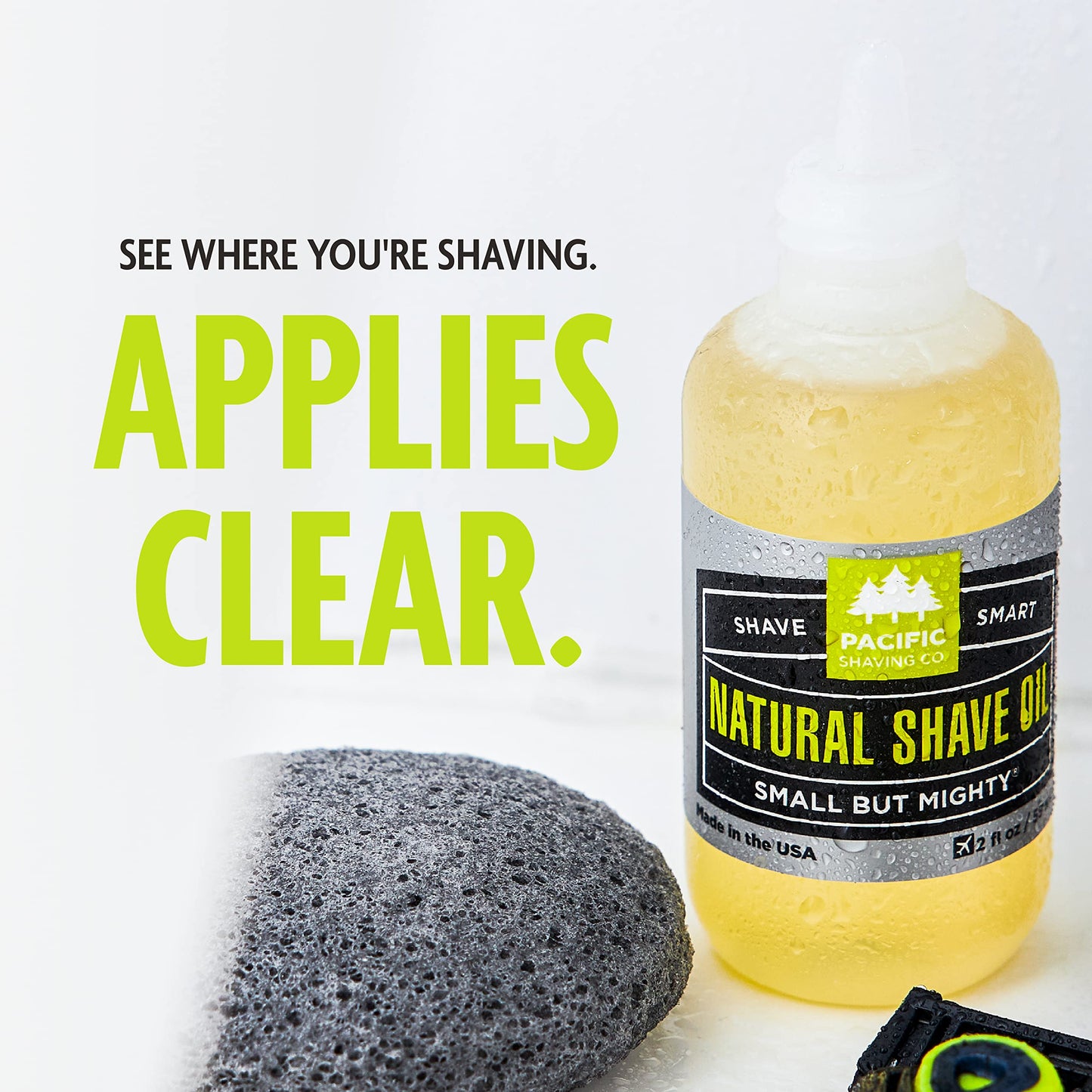 Pacific Shaving Company Natural Shaving Oil - Shaving Oil for Men & Women - Avocado, Sunflower Seed & Vitamin E Oil for Face, Legs, Arms & Full Body Beauty & Personal Care Pacific Shaving Company