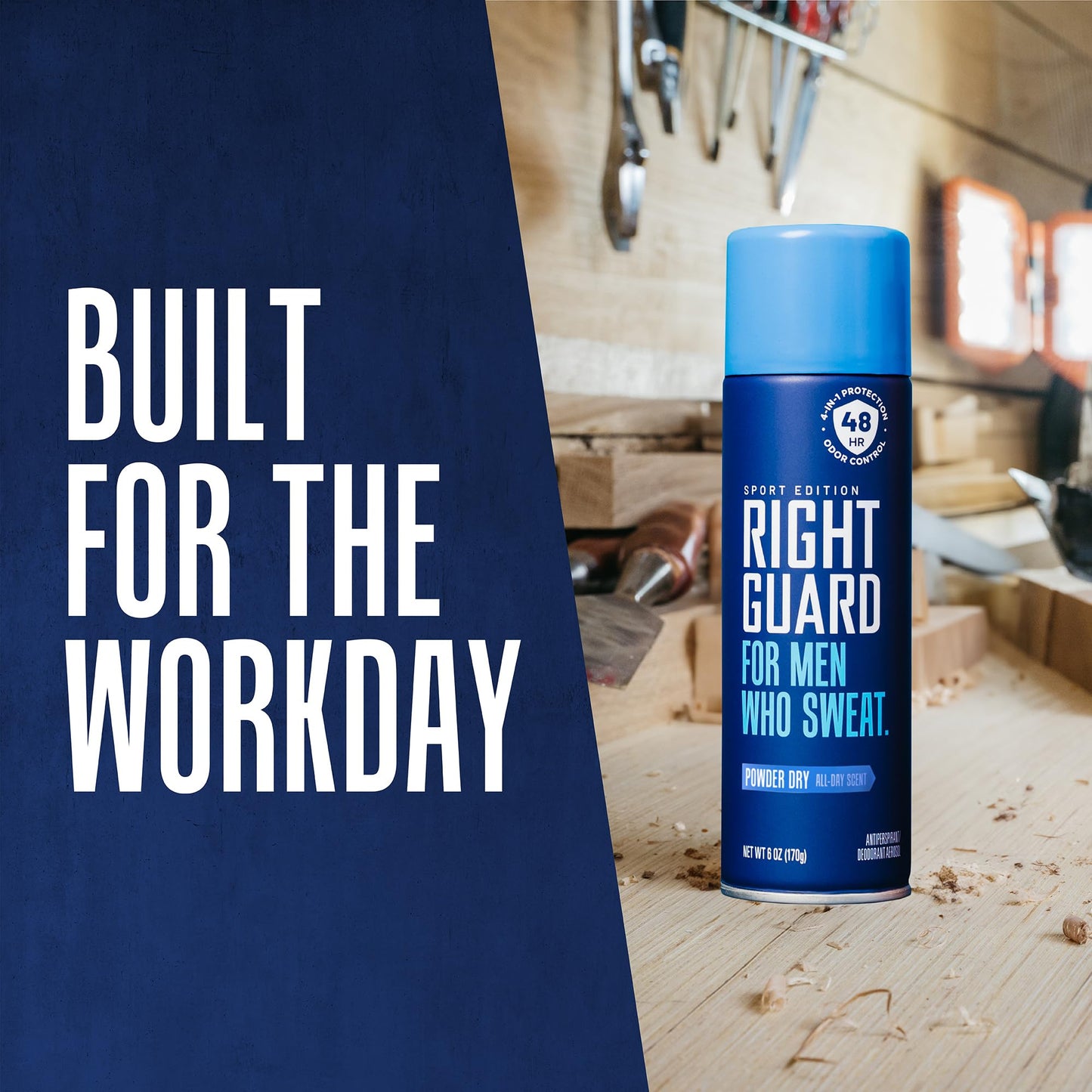 Right Guard Sport 6 Ounce Aerosol Powder Dry 48Hr Antiperspirant (Pack of 3) Beauty and Personal Care Right Guard
