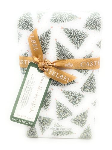 Castelbel Set of Vanilla Snowflake Fragranced Luxury Soap, (2) 7-Ounce Bars Beauty & Personal Care Castelbel