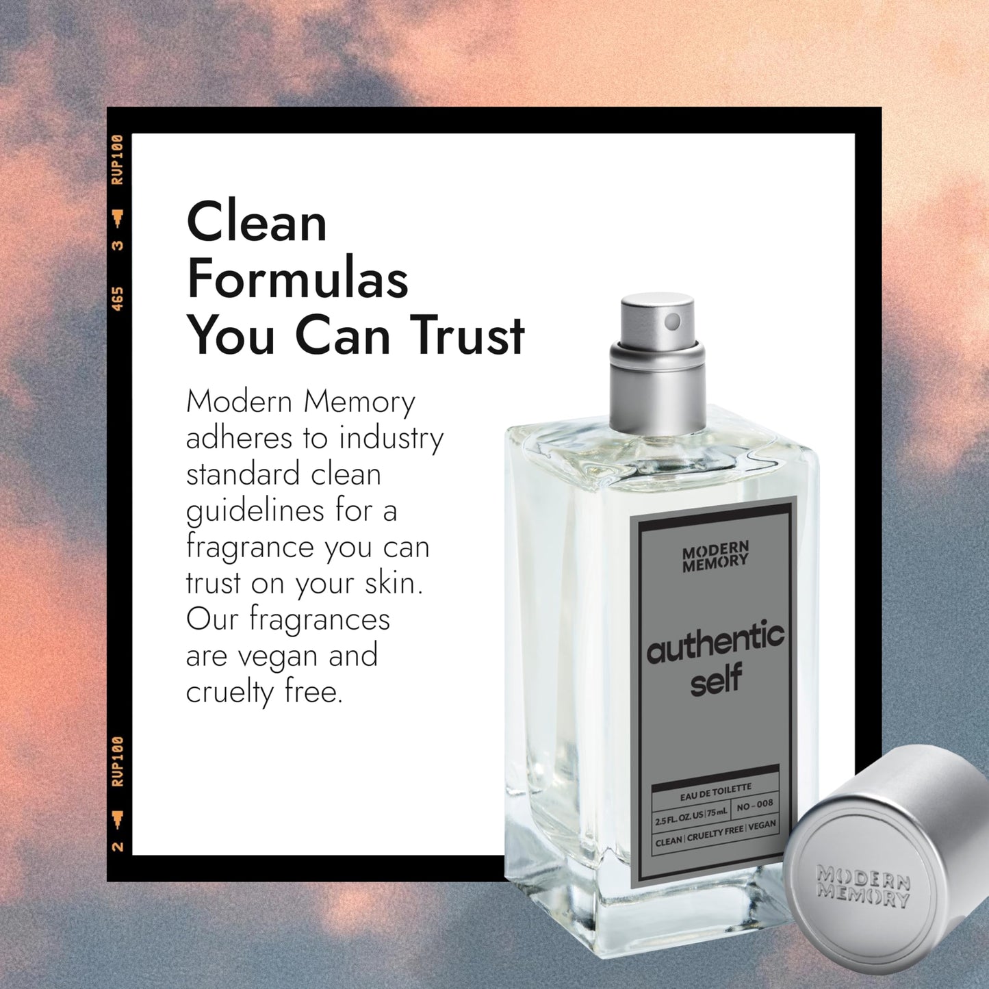 Modern Memory Authentic Self Eau de Toilette for Men, 2.5 fl oz - Notes of Bergamot, Orange Blossom & Patchouli Beauty & Personal Care Modern Memory