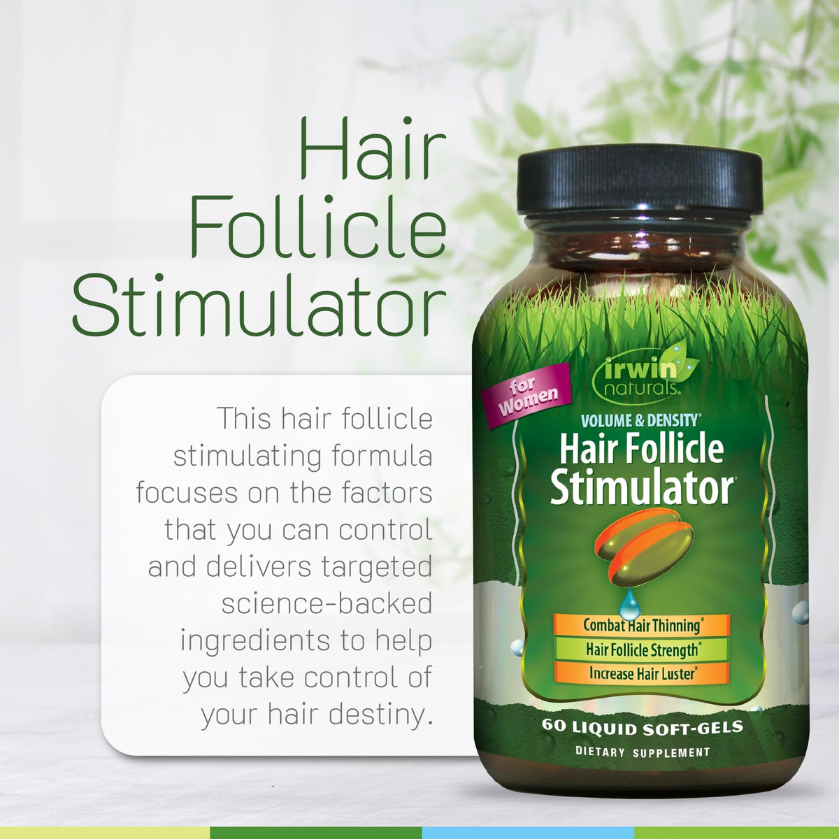 Irwin Naturals Hair Follicle Stimulator Supplement for Women