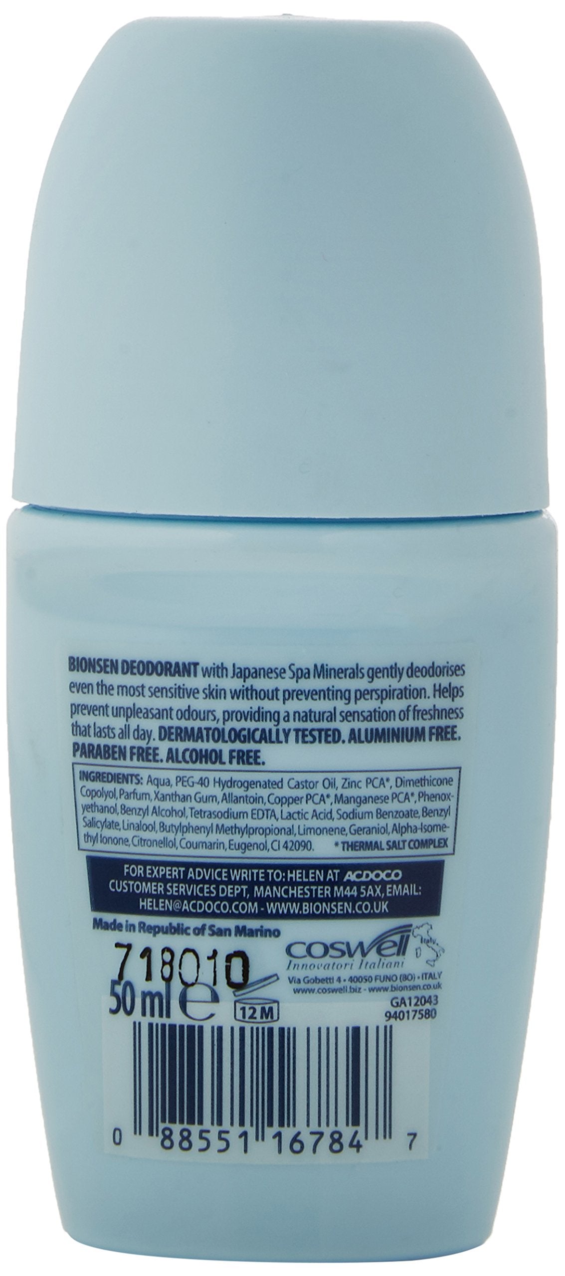 Bionsen Roll On Deodorant 50ml (Pack of 3) Beauty and Personal Care Bionsen