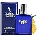 PB ParfumsBelcam Blue Classic Match Eau de Toilette Spray for Men - Modern Citrus Fougere Fragrance, Notes of Melon, Moss and Patchouli, Cologne Beauty & Personal Care PB ParfumsBelcam