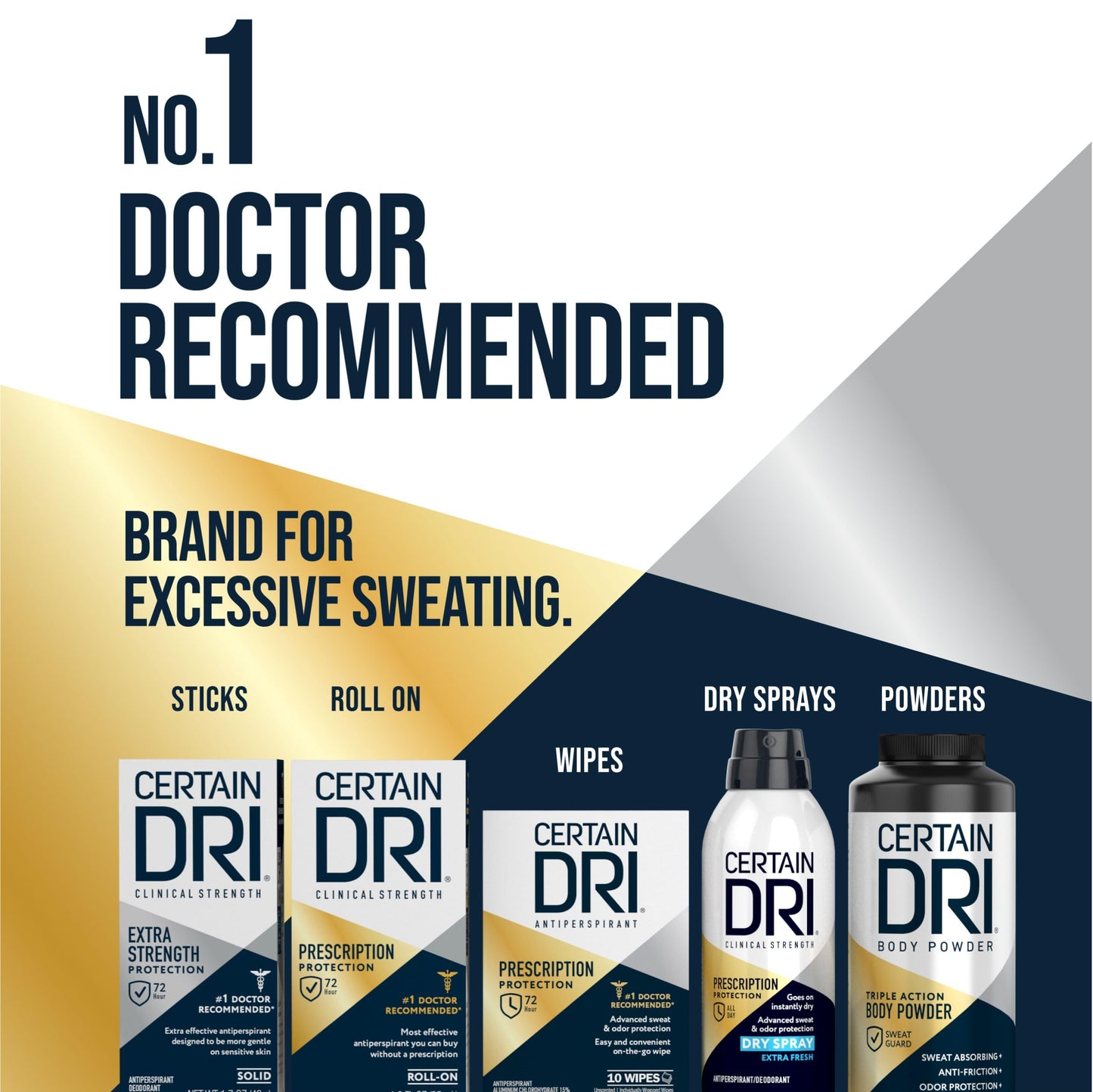 Certain Dri Women’s Body Powder - Talc-Free Anti Chafing Powder for Sweat, Moisture, & Odor Control - Calamine Formula for Itch Relief & Skin Comfort Beauty and Personal Care Certain Dri