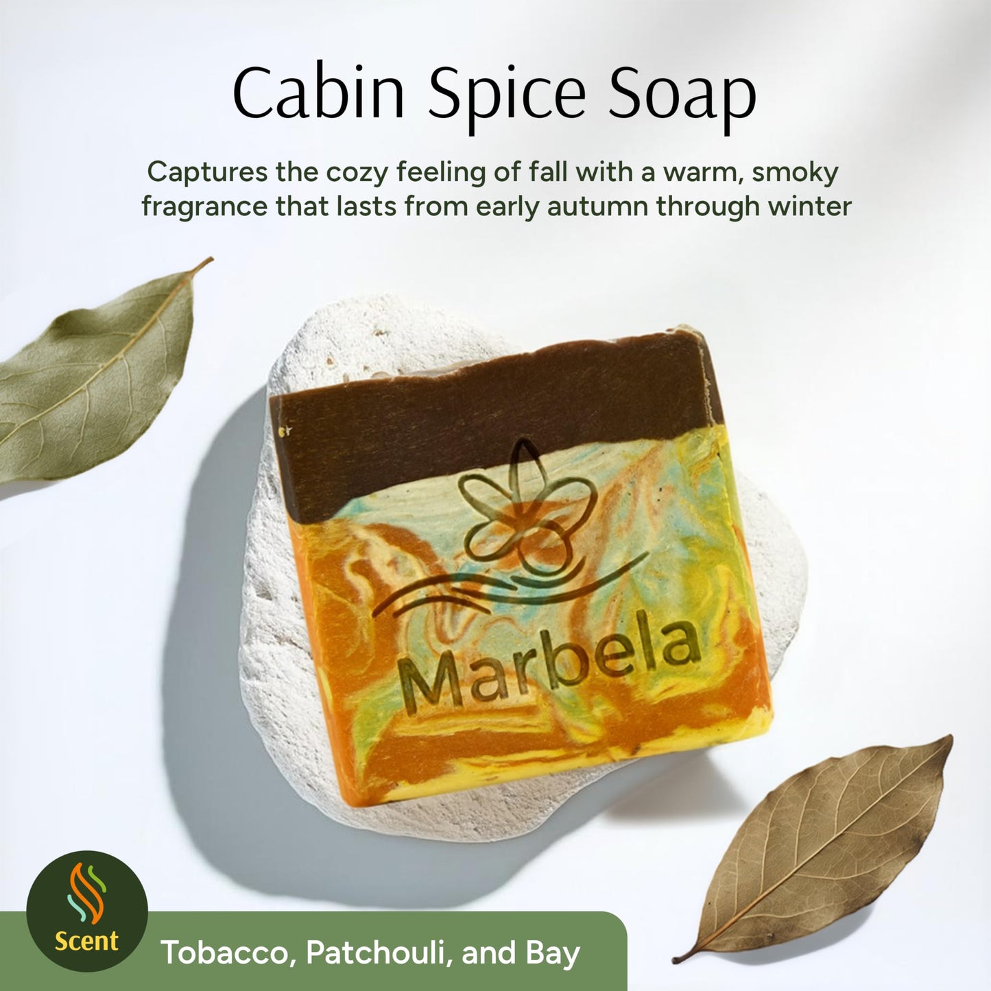 Marbela Cosmetics Handmade Soap Bar - Made in USA, Vegan Friendly, Palm Oil Free, Natural Bar Soap - Gentle Face & Body Soap for Daily Skin Care Beauty & Personal Care Marbela