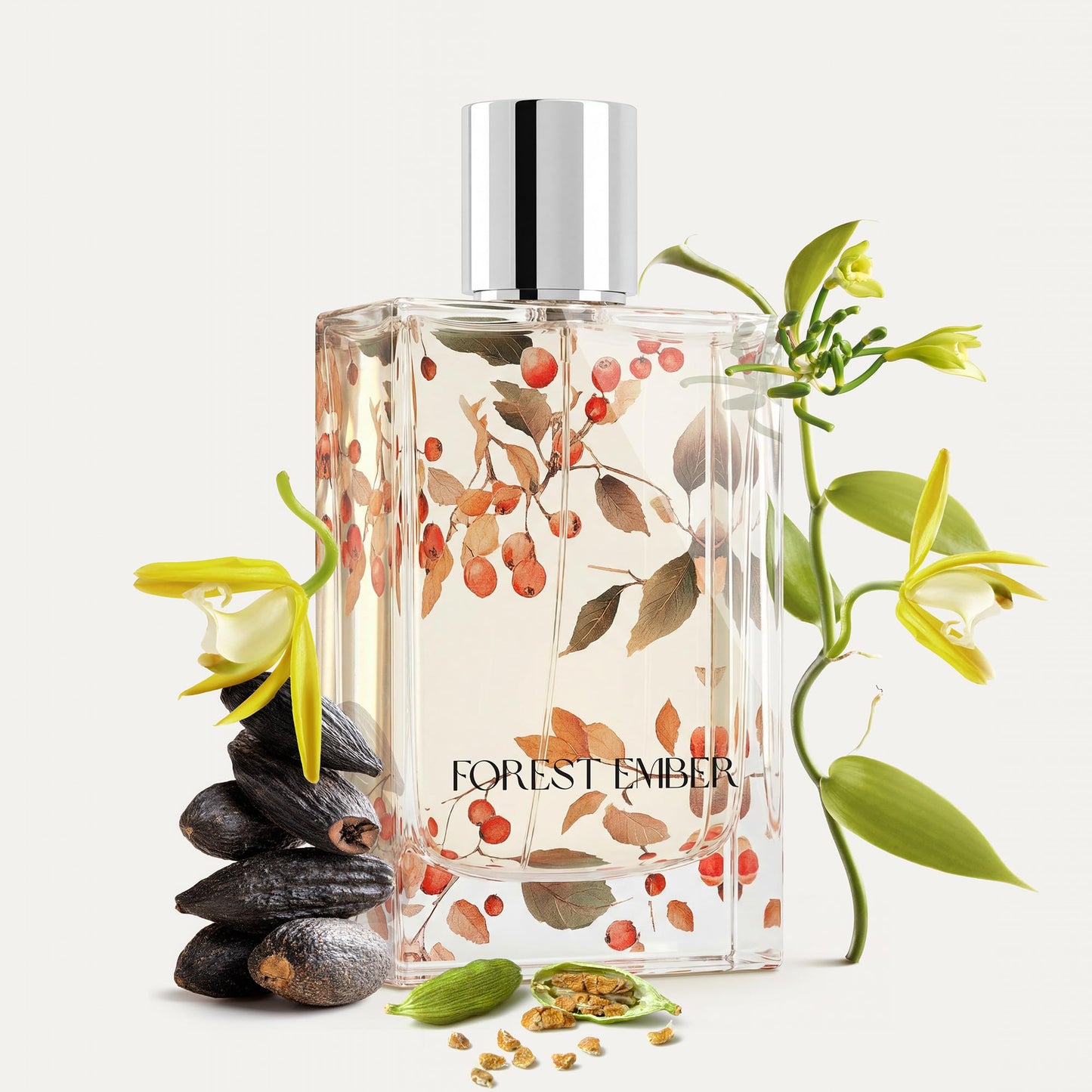 Kumbra With Love Forest Ember Eau de Parfum 100ML - Woody Perfume for Men - Long-Lasting Scent with Tonka Bean, Vanilla, Cardamom & Sandalwood Beauty & Personal Care Kumbra With Love