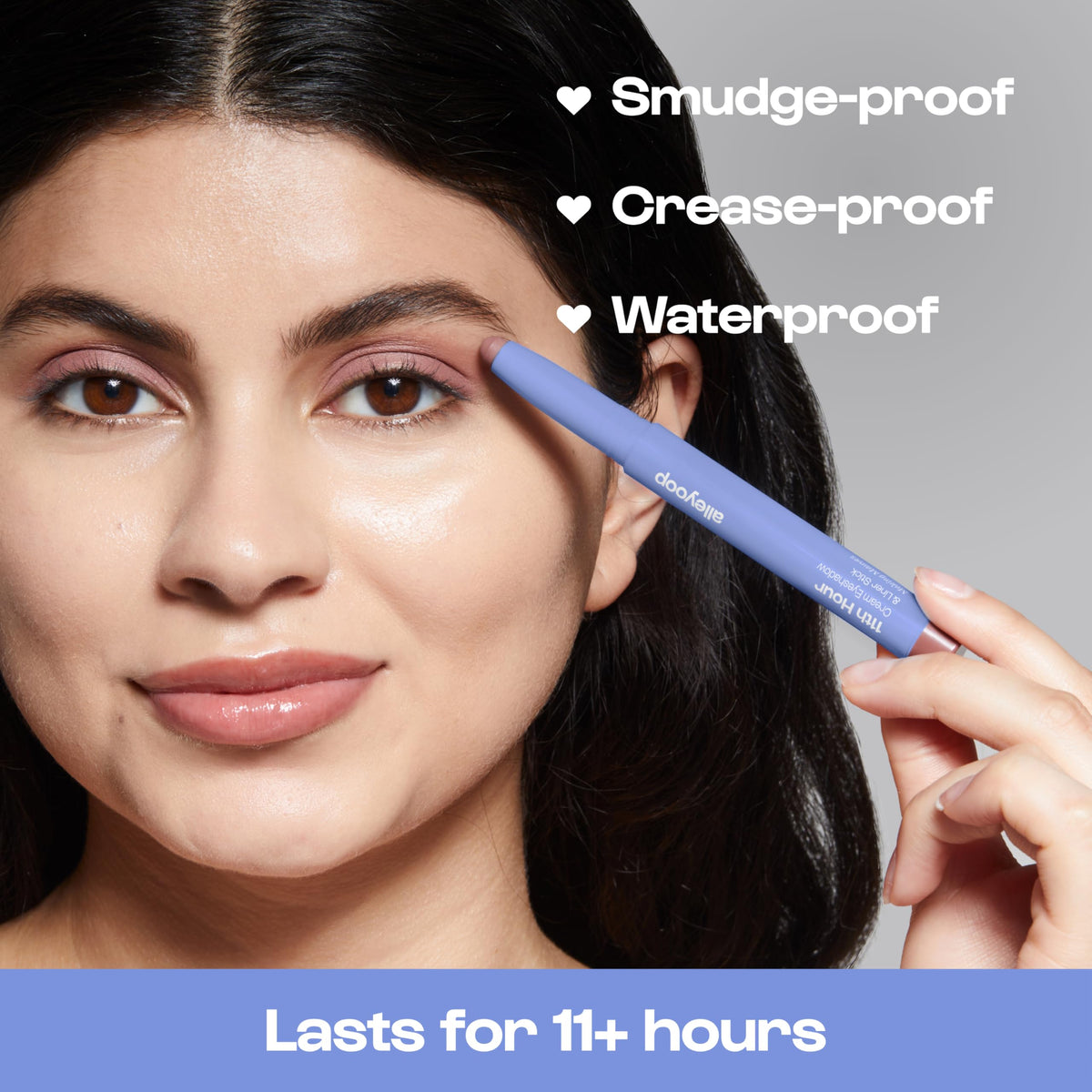 ALLEYOOP 11th Hour Waterproof Cream Eyeshadow Stick - Long-Lasting Eye Shadow Pencil & Eyeliner, Cream to Powder Stick & Highlighter - Smudge-Proof Beauty & Personal Care ALLEYOOP