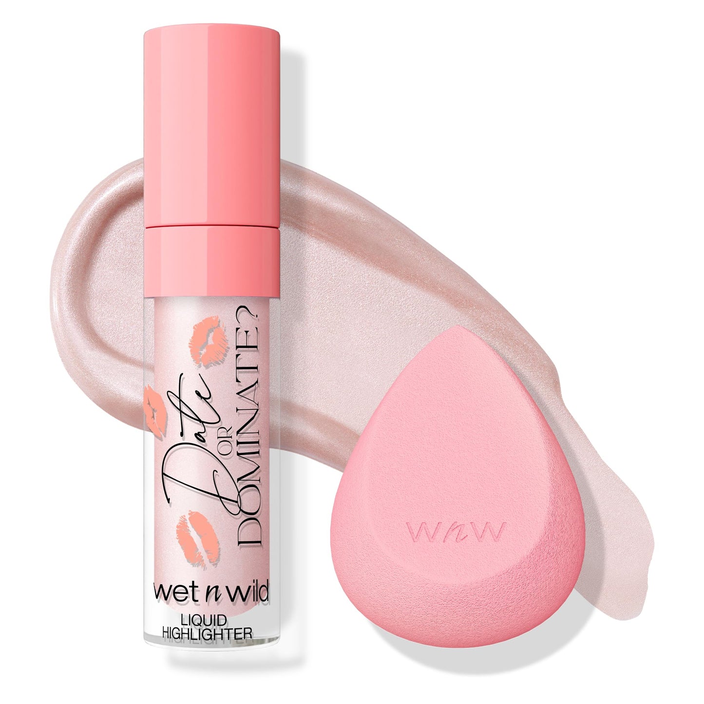 wet n wild Date Or Dominate Liquid Highlighter & Sponge Set Beauty & Personal Care wet n wild