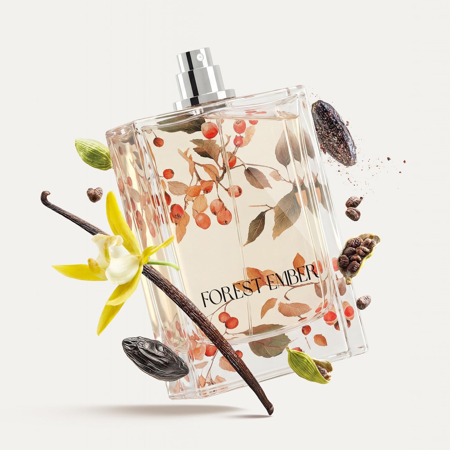 Kumbra With Love Forest Ember Eau de Parfum 100ML - Woody Perfume for Men - Long-Lasting Scent with Tonka Bean, Vanilla, Cardamom & Sandalwood Beauty & Personal Care Kumbra With Love