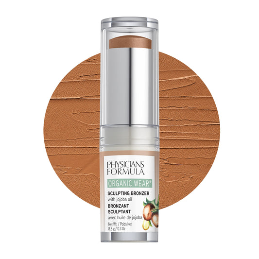 Physicians Formula Organic Wear All Natural Sculpting Face Bronzer Makeup Stick Toffee, Dermatologist Approved Beauty & Personal Care Physicians Formula