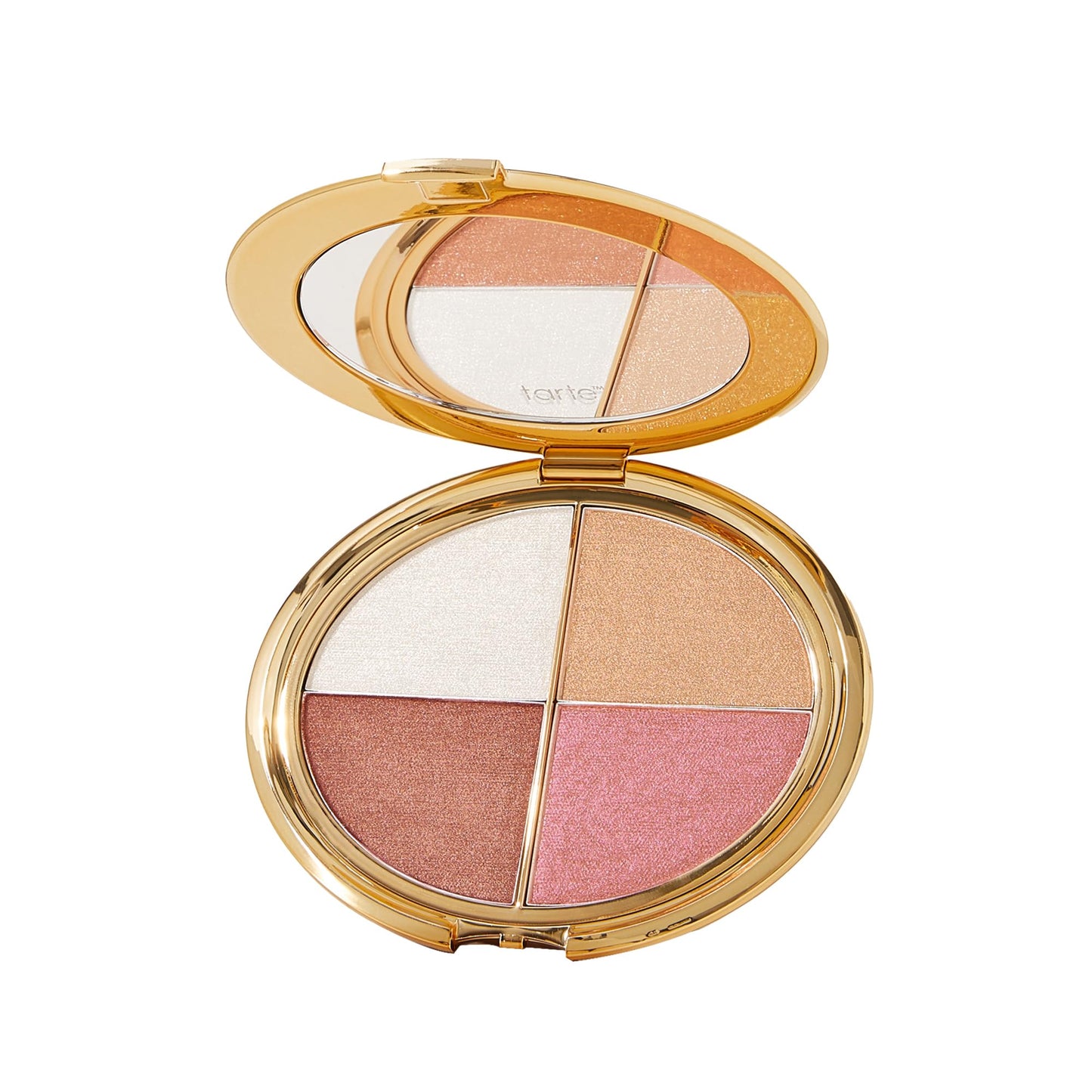 tarte glow wardrobe highlighting eye & cheek palette - Highlighter, Blush, Bronze & Eyeshadow All-in-One Face & Eye Viral Makeup for Everday Radiant Beauty and Personal Care tarte