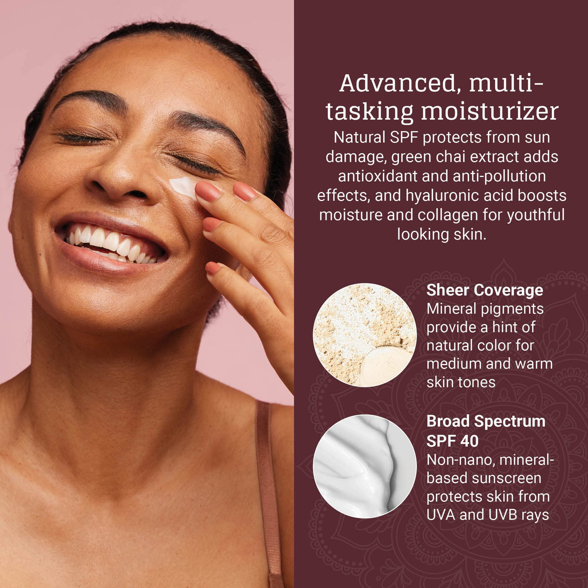 AVYA Skincare SPF 40 Tinted Moisturizer, Medium #2, 1.7oz