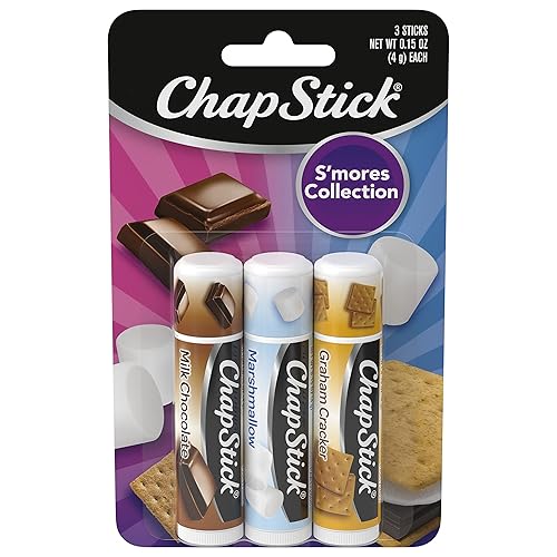 ChapStick S'more Collection Variety Pack Lip Balm Tube, Lip Care, 0.15 Ounce (Pack of 3) Beauty & Personal Care ChapStick