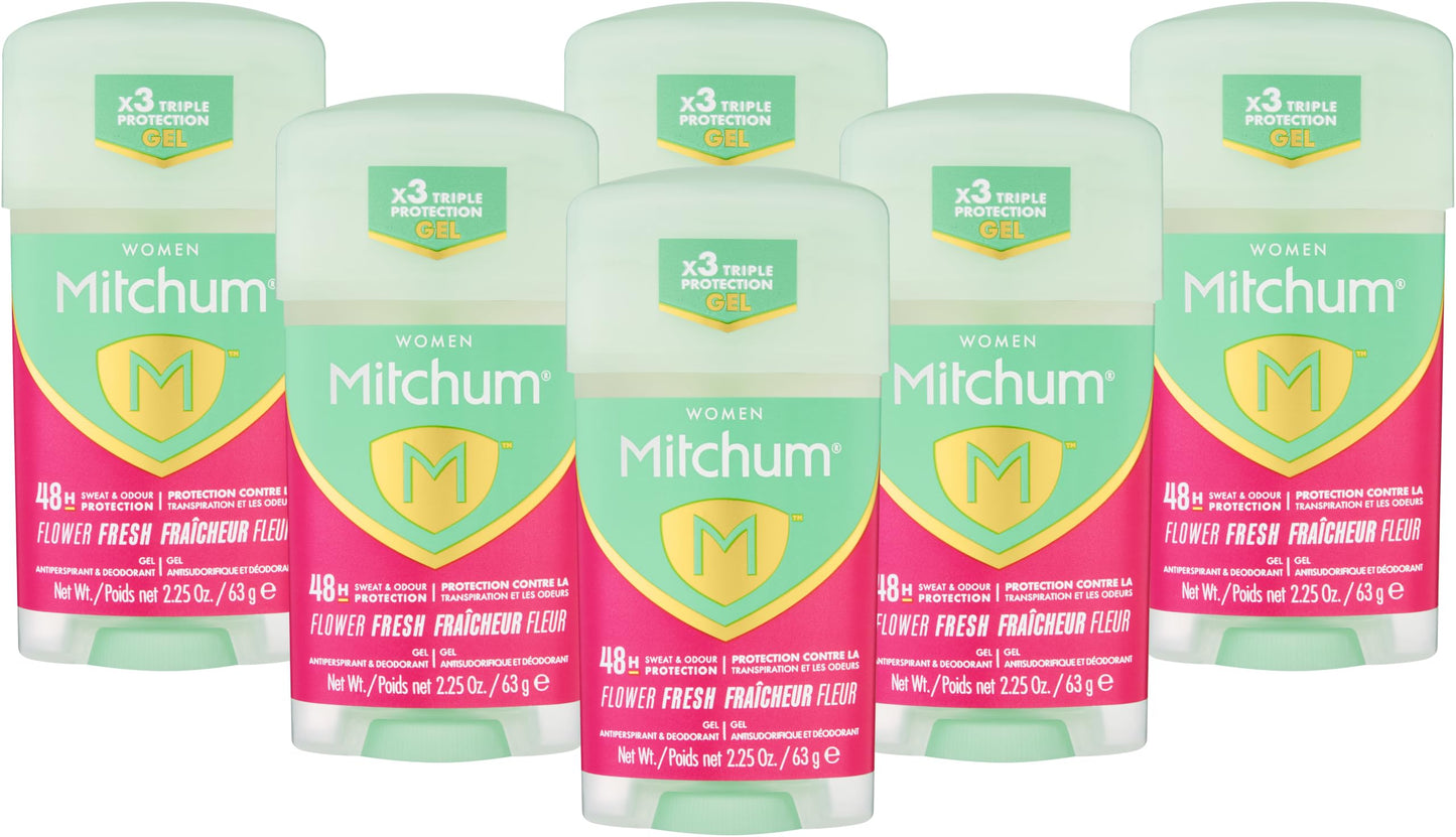 Mitchum Anti-Perspirant & Deodorant for Women, Power Gel, Flower Fresh, 2.25 oz (63 g) Beauty and Personal Care Mitchum