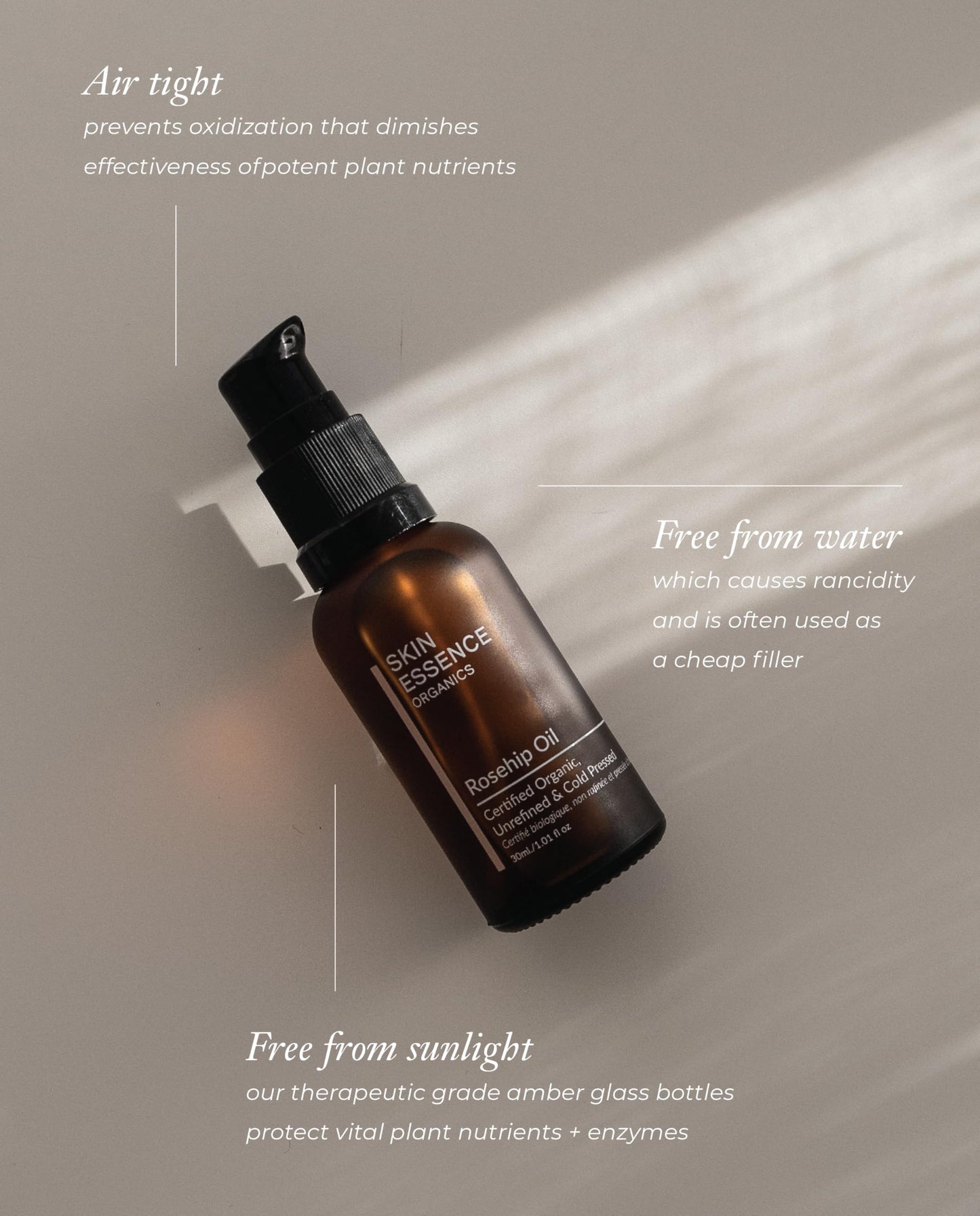 Skin Essence Organics Rosehip Seed Oil - Authentic, Cold-Pressed, & Certified Organic (30ml) Beauty & Personal Care Skin Essence Organics
