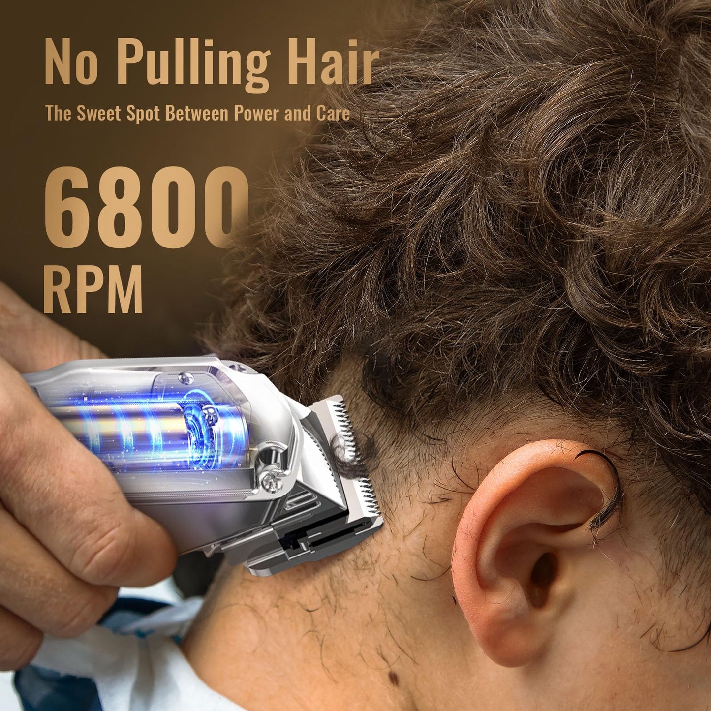 Jack & Rose Clippers and Trimmers Set, Cordless Hair Clippers for Men, Barber Clippers Set Beauty and Personal Care Jack & Rose