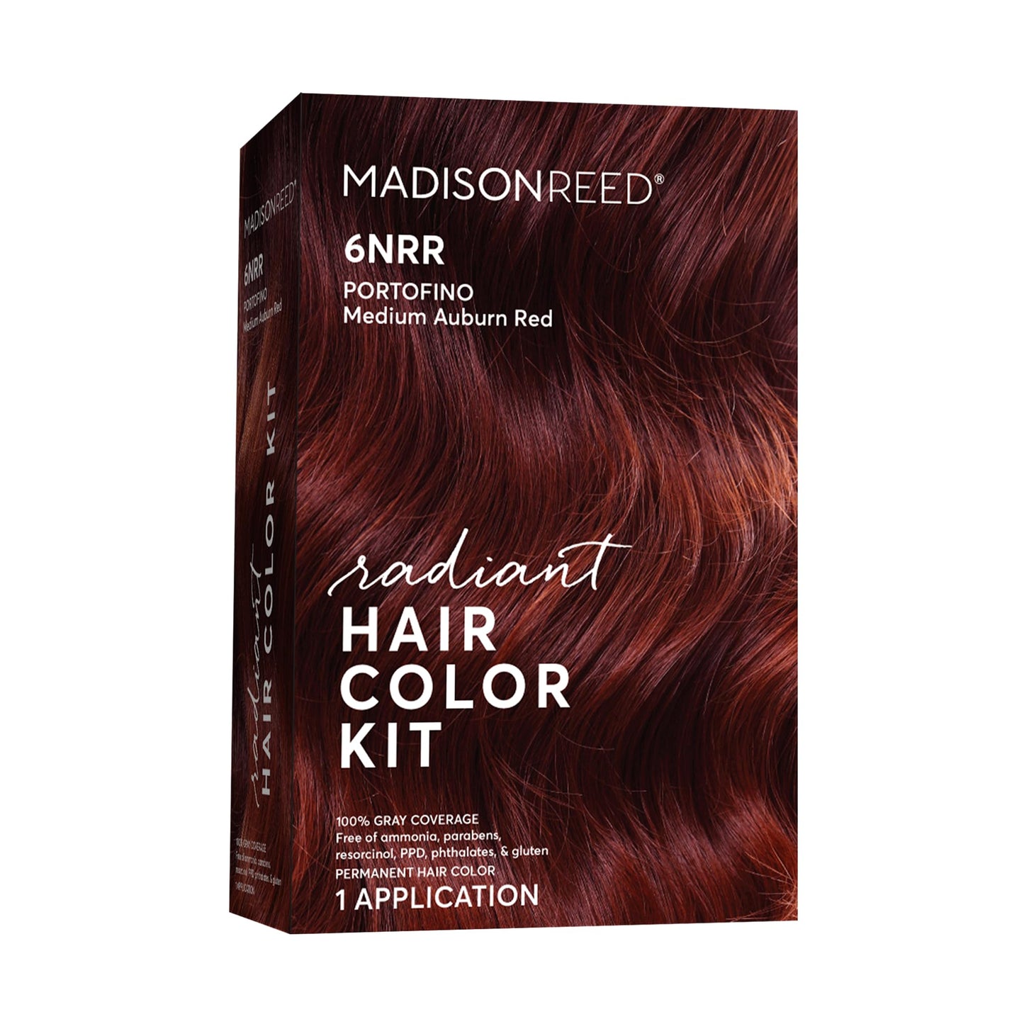 Madison Reed Radiant Hair Color Kit - 6NRR Medium Auburn Red (Portofino Red), Salon-Quality Permanent Hair Dye, Superior Gray Coverage & Dimensional Beauty & Personal Care Madison Reed