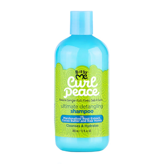 Just For Me Curl Peace Ultimate Detangling Shampoo - Cleanses & Hydrates, Contains Marshmallow Root Extract, Cocoa Butter & Raw Honey, No Animal Beauty & Personal Care Just For Me