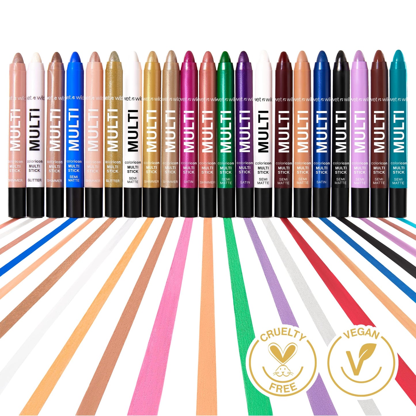wet n wild Color Icon Cream Eyeliner Eyeshadow Multi-Stick, Moisturizing, Nourishing Velvety Cream-to-Powder Buildable & Blendable Formula Beauty & Personal Care wet n wild