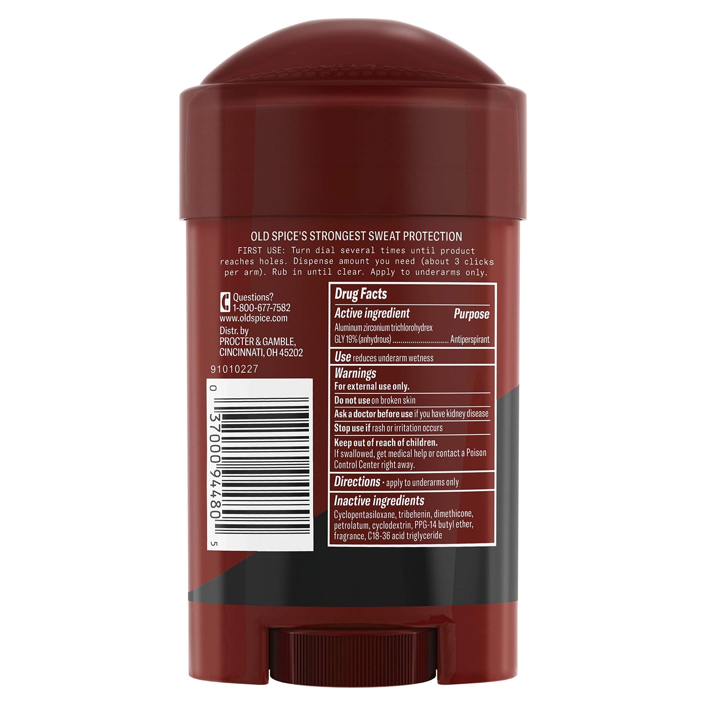 Old Spice Hardest Working Collection Sweat Defense Anti-Perspirant and Deodorant, Stronger Swagger, 2.6 Ounce Beauty and Personal Care Hengulus