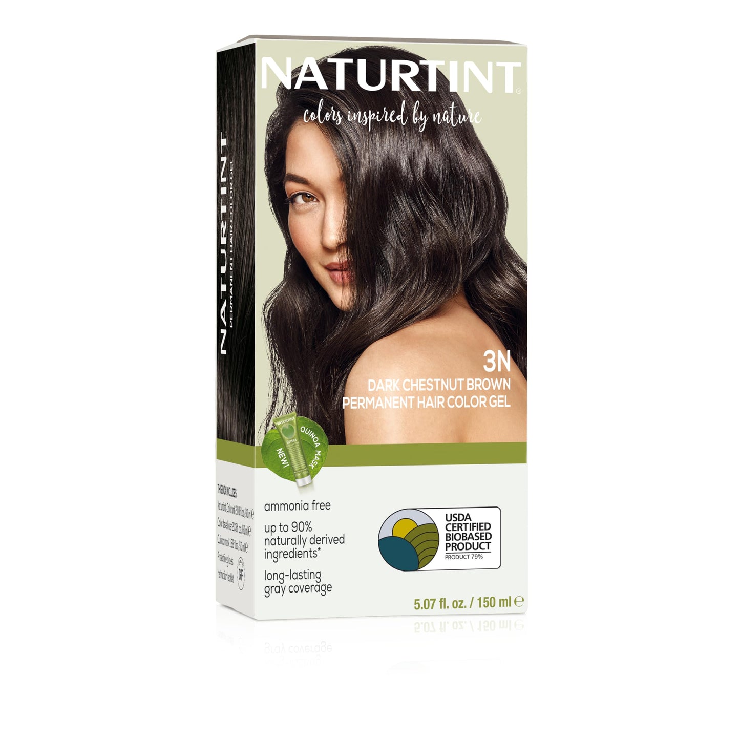Naturtint 3N Dark Chestnut Brown Permanent Hair Color (Pack of 1), Ammonia Free, Vegan, Cruelty Free, up to 100% Gray Coverage, Long Lasting Results Beauty & Personal Care Naturtint