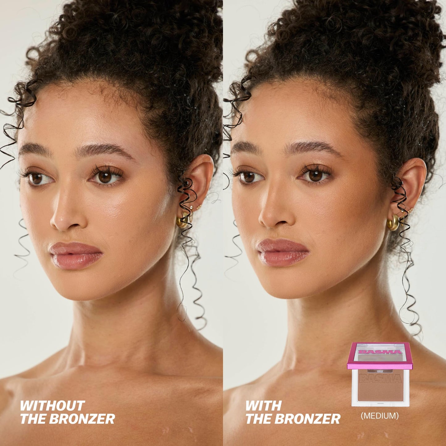 BASMA Beauty Buttery-Soft Powder Bronzer for Face, Talc-Free, Soft Matte, Buildable Coverage, Natural Warmth, Vegan & Cruelty-Free, Blends Easily Beauty & Personal Care BASMA