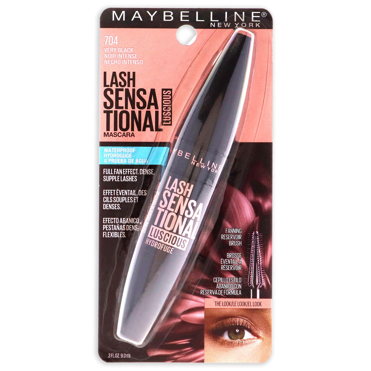 Maybelline New York Lash Sensational Luscious Waterproof Mascara, Very Black, 0.3 fl. oz. K2004600 Beauty & Personal Care MAYBELLINE